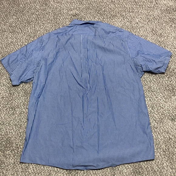 Eddie Bauer Blue Striped Casual Shirt - Picture 4 of 4